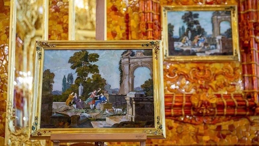 Утерянная мозаика Янтарной комнаты впервые приедет в Калининград