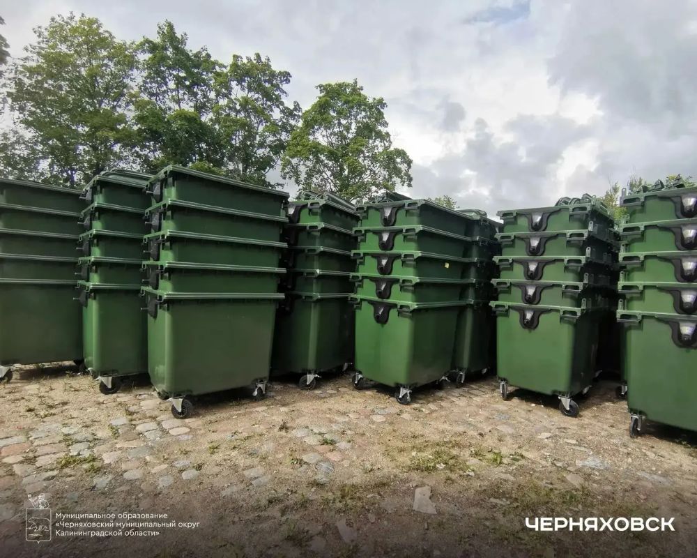 В Черняховском округе обновляют контейнерные площадки для сбора отходов В Черняховском округе обновляют контейнерные площадки для сбора отходов