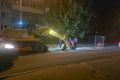 В Калининграде на улице Дзержинского из-за аварии перекрыли полосу движения