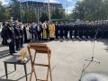 В Калининграде освятили мурал Федора Ушакова на здании Балтфлота