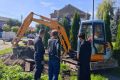 Рядом с замком Лабиау в Полесске приступили к благоустройству сквера