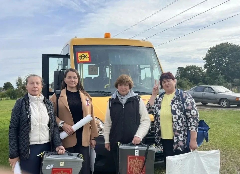 В удаленных населенных пунктах Славского округа избиратели активно голосуют