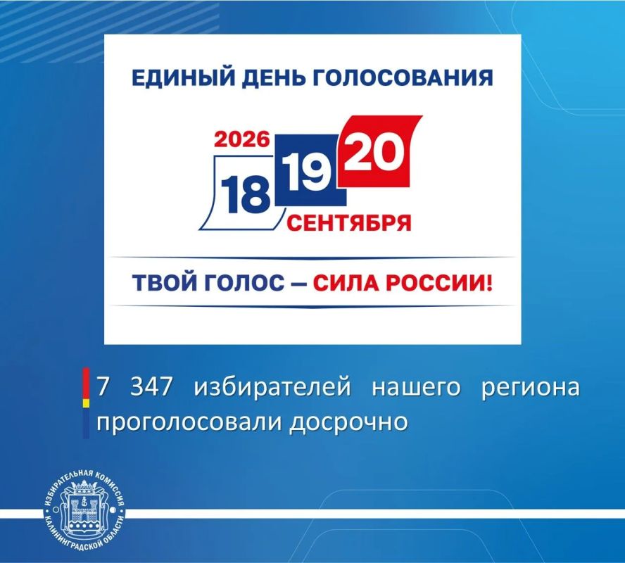 7 347 избирателей нашего региона проголосовали досрочно