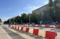 На улице Багратиона в Калининграде начали обустраивать трамвайные платформы