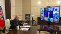 Президент по видеосвязи провёл совещание с членами Правительства