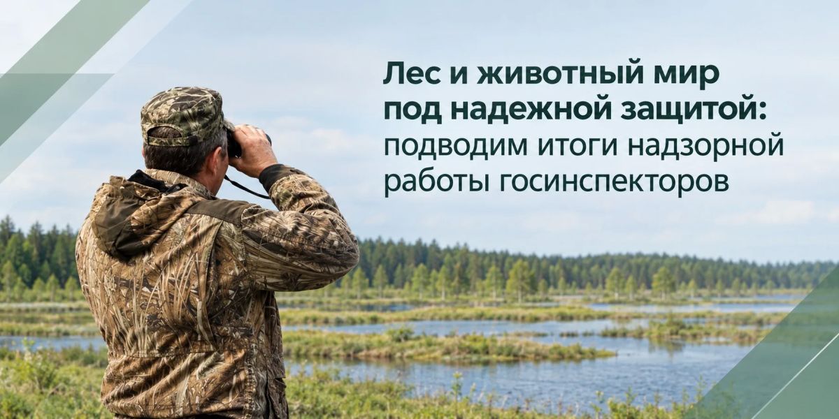 Лес и животный мир под надежной защитой: подводим итоги надзорной работы госинспекторов