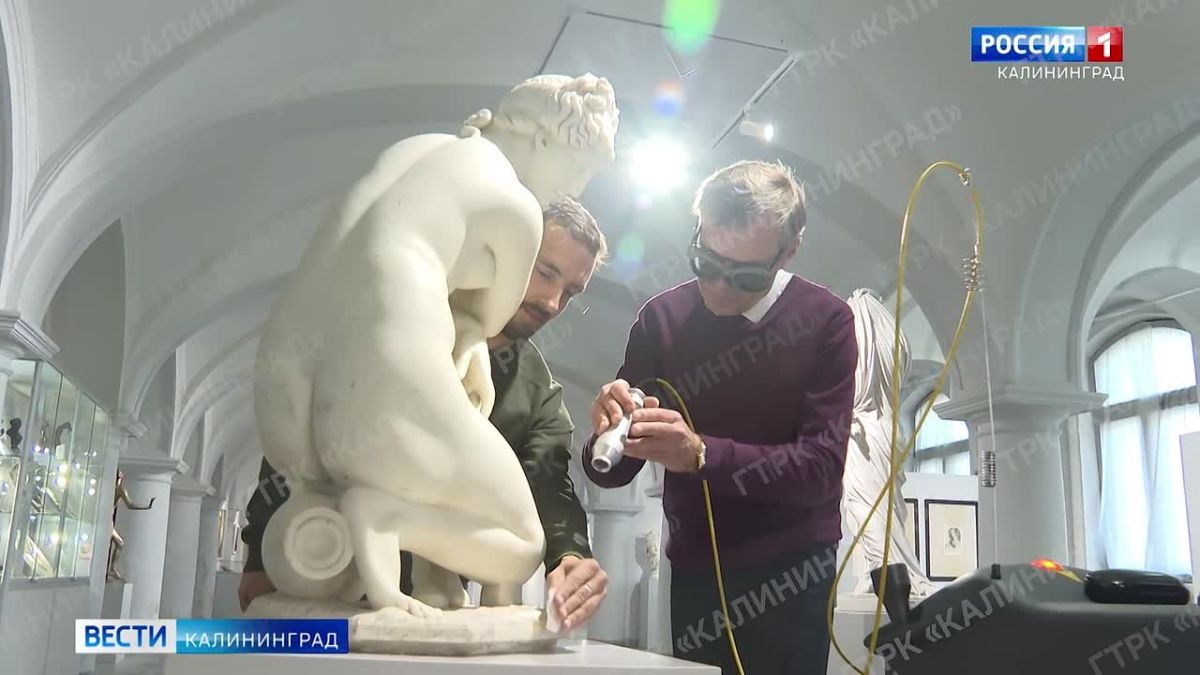 В Калининграде будущие реставраторы осваивают современные способы очистки культурных памятников