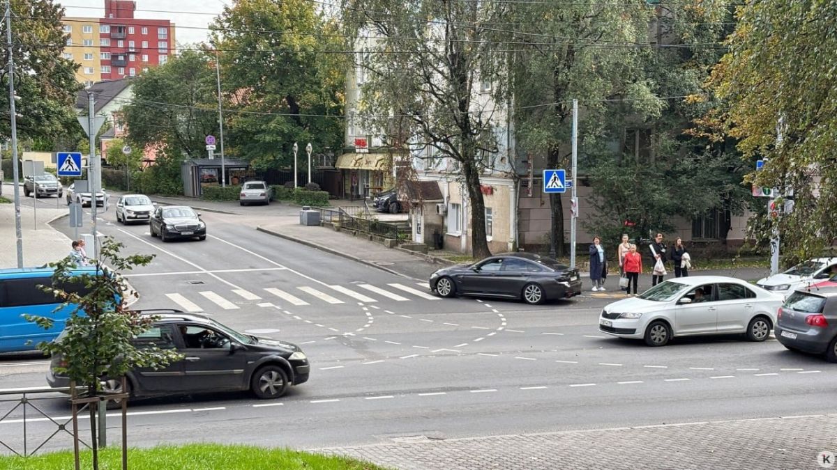 На перекрёстке Дадаева — Невского развели потоки машин и пешеходов