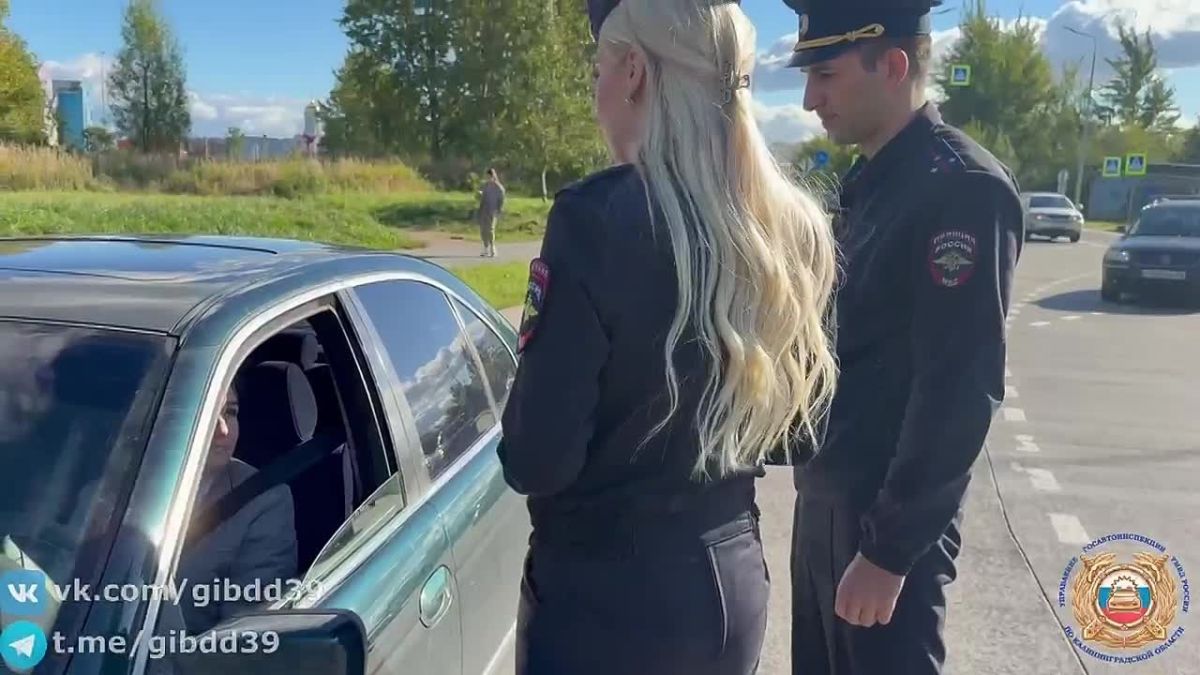 В Калининграде в рамках специального профилактического мероприятия «Перекресток» проведена акция «Осень без опасности»