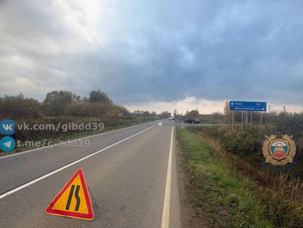 По предварительным данным, 22.10.2026 около 15:11 на 148 км + 500 м автодороги «Калининград - Знаменск - Озерск - Гусев - Добровольск - Неман» водитель 1994 года рождения, двигаясь по направлению от п. Кубановка в сторону г....