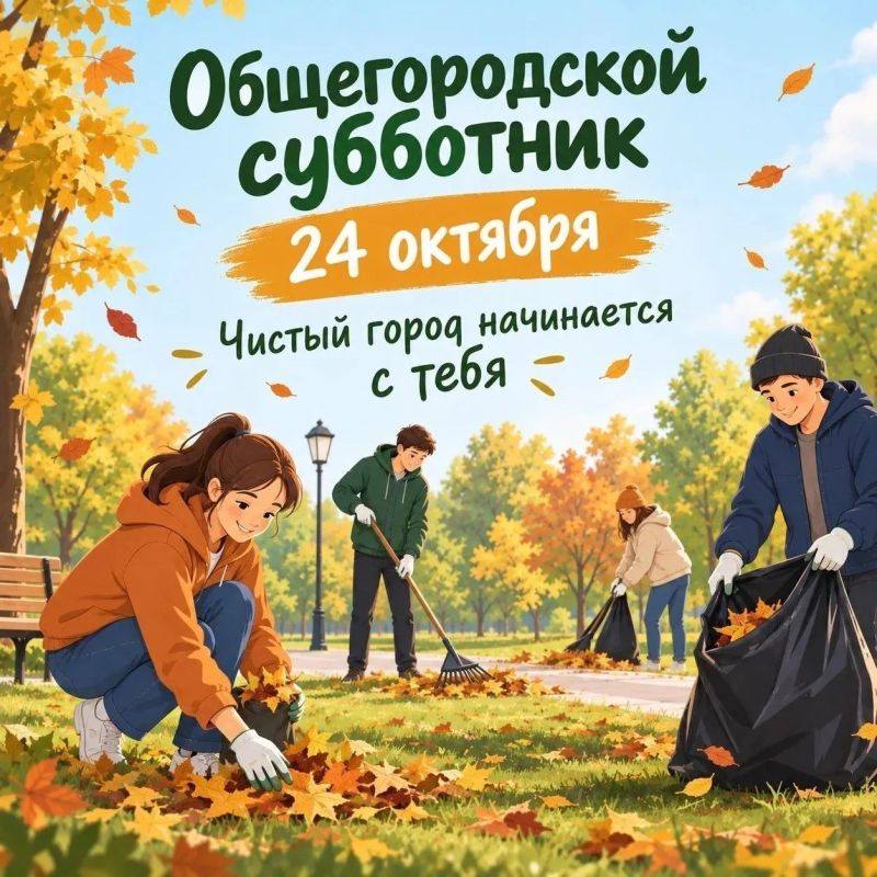 24 октября в Гусеве пройдет общегородской субботник