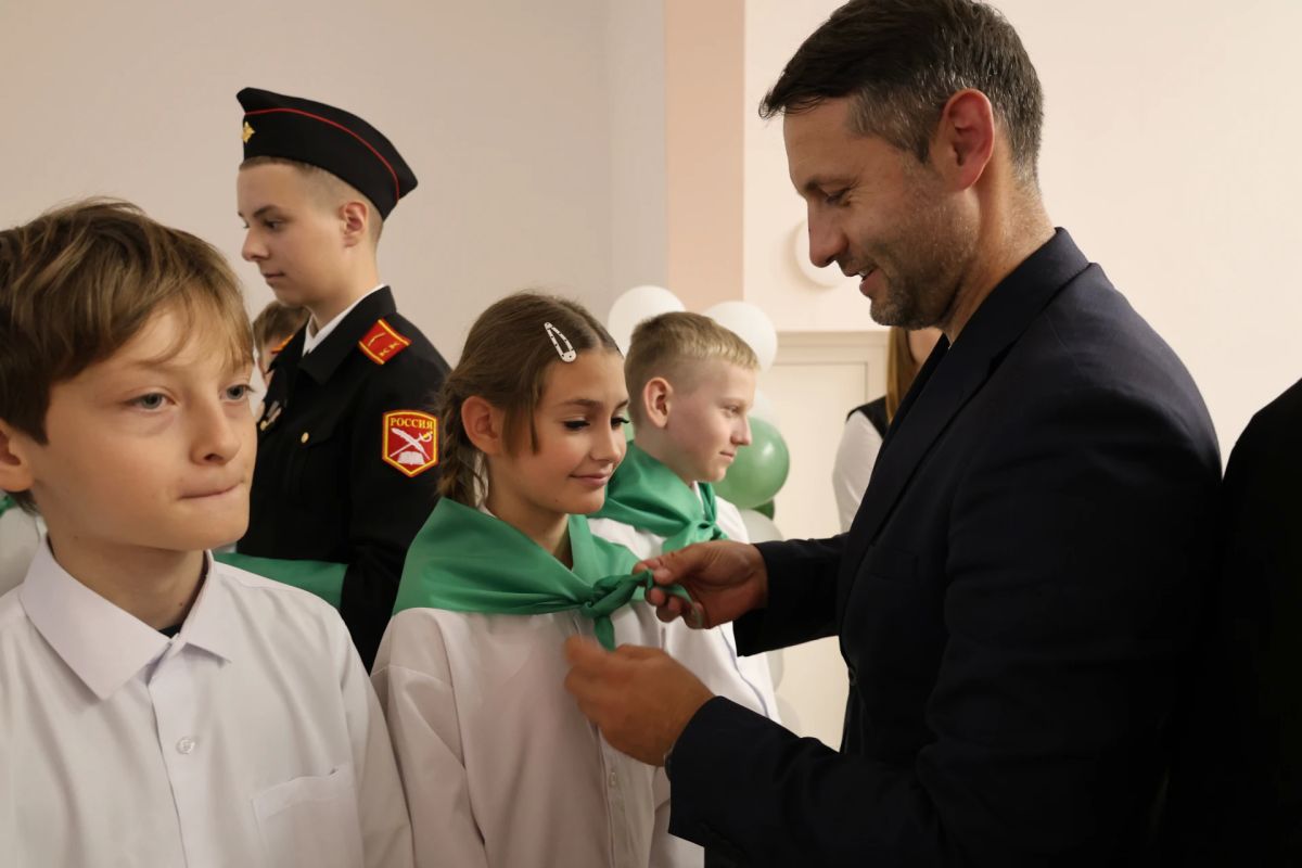 В школе посёлка Привольное Черняховского округа открыли агротехнологический класс: первый для школы и уже третий в округе