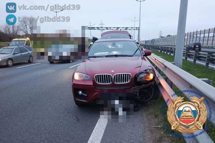 Четырёхмесячный ребёнок пострадал в ДТП на Северном обходе Калининграда