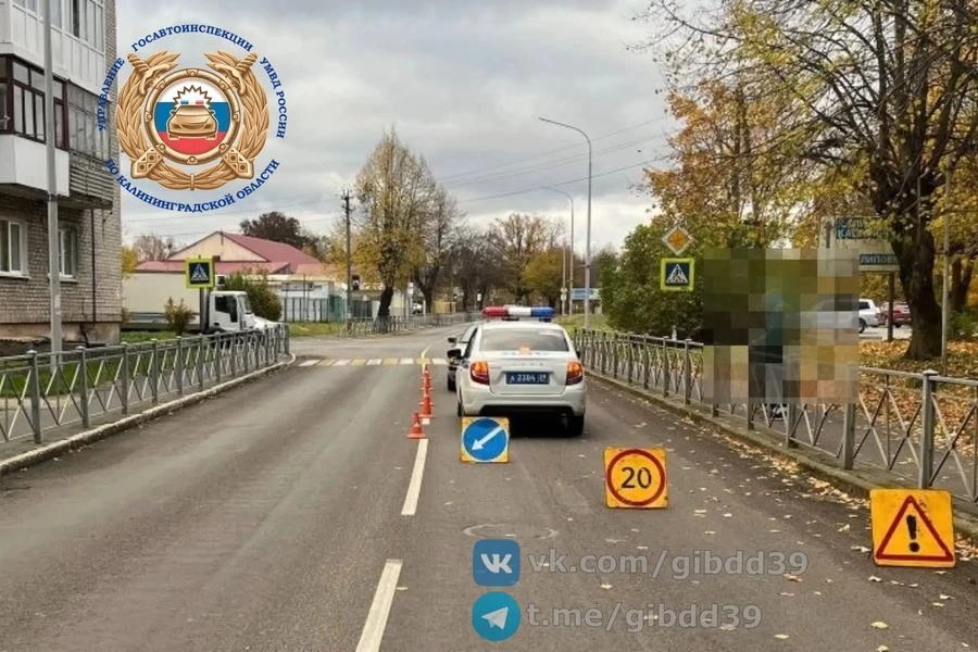 В Мамоново на пешеходном переходе сбили семилетнего ребенка