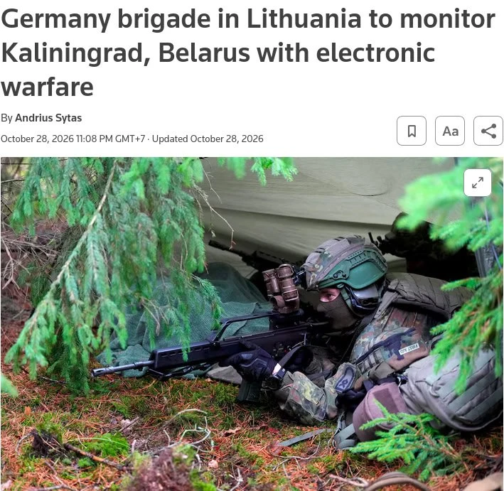 Германия намерена развернуть в Литве средства РЭБ