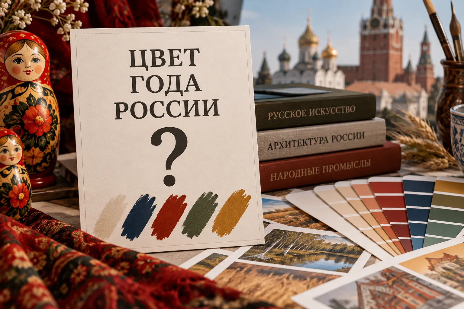 В России будут выбирать собственный цвет года